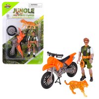 Small Jungle Motorcycle Play Set