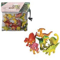 12pc Baby Dinosaur Mesh Bag Play Set