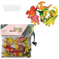12pc Baby Dinosaur Mesh Bag Play Set
