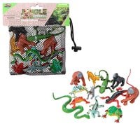 12pc Jungle Mesh Bag Play Set