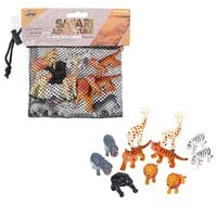 12pc Safari Kids Mesh Bag Play Set