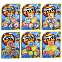 1.25"(32mm) Hi-Bounce Balls Assortment-Carded