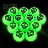 1.75" Glow Alien Hi-Bounce Ball