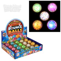 1.75" Light-Up Confetti Hi Bounce Ball 20pcs
