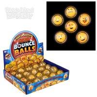 1.75" Light-Up Emoticon Hi Bounce Ball 20pcs