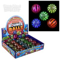 1.75" Light-Up Watermelon Hi Bounce Ball 20pcs