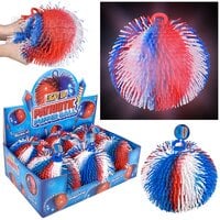 8.75" Light-Up Patriotic Puffer Ball