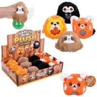 3" Zoo Animal Squeezy Bead Plush Ball