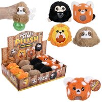 3" Zoo Animal Squeezy Bead Plush Ball