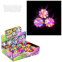 3" Light-Up Rainbow Spiky Ball