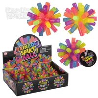 1.5" Rainbow Spiky Ball