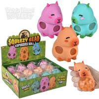 3.5" Squeezy Bead Capybara Ball