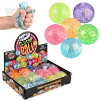 2.4" Squeezy Glitter Sugar Ball