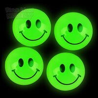 27mm 1" Glow In Dark Smile Face Ball