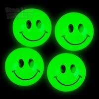 27mm 1" Glow In Dark Smile Face Ball