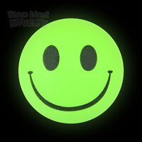 1.75" Glow In The Dark Smile Face Hi-Bounce Ball