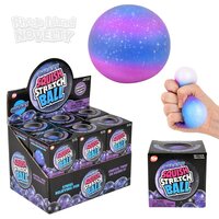 2.5" Squish And Stretch Galaxy Gummi Ball