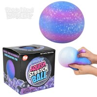 4" Squish And Stretch Galaxy Gummi Ball