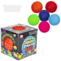 4" Squish Spiky Stretch Gummi Ball