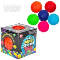 4" Squish Spiky Stretch Gummi Ball
