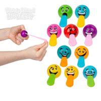 1.25" Stretch Tongue Silly Face Ball (50pc/Un)