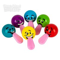 1.25" Stretch Tongue Silly Face Ball (50pc/un)