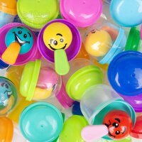 1.25" Stretch Tongue Silly Face Ball In 2" Capsule 250ct