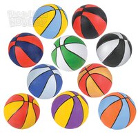 7" Assorted Colors Mini Basketballs