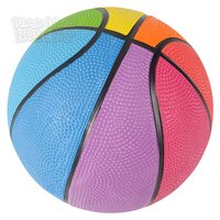 7" Multi-Color Mini Basketball
