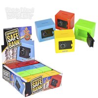 3.5" Plastic Combination Safe Bank