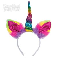 Rainbow Unicorn Headband 12"
