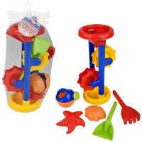 Water Wheel And 5pc Sand Toys