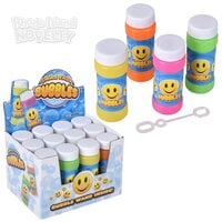 Smile Face Bubble Bottle 2oz