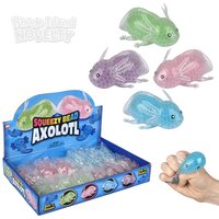 3.5" Squeezy Bead Axolotl 12ct