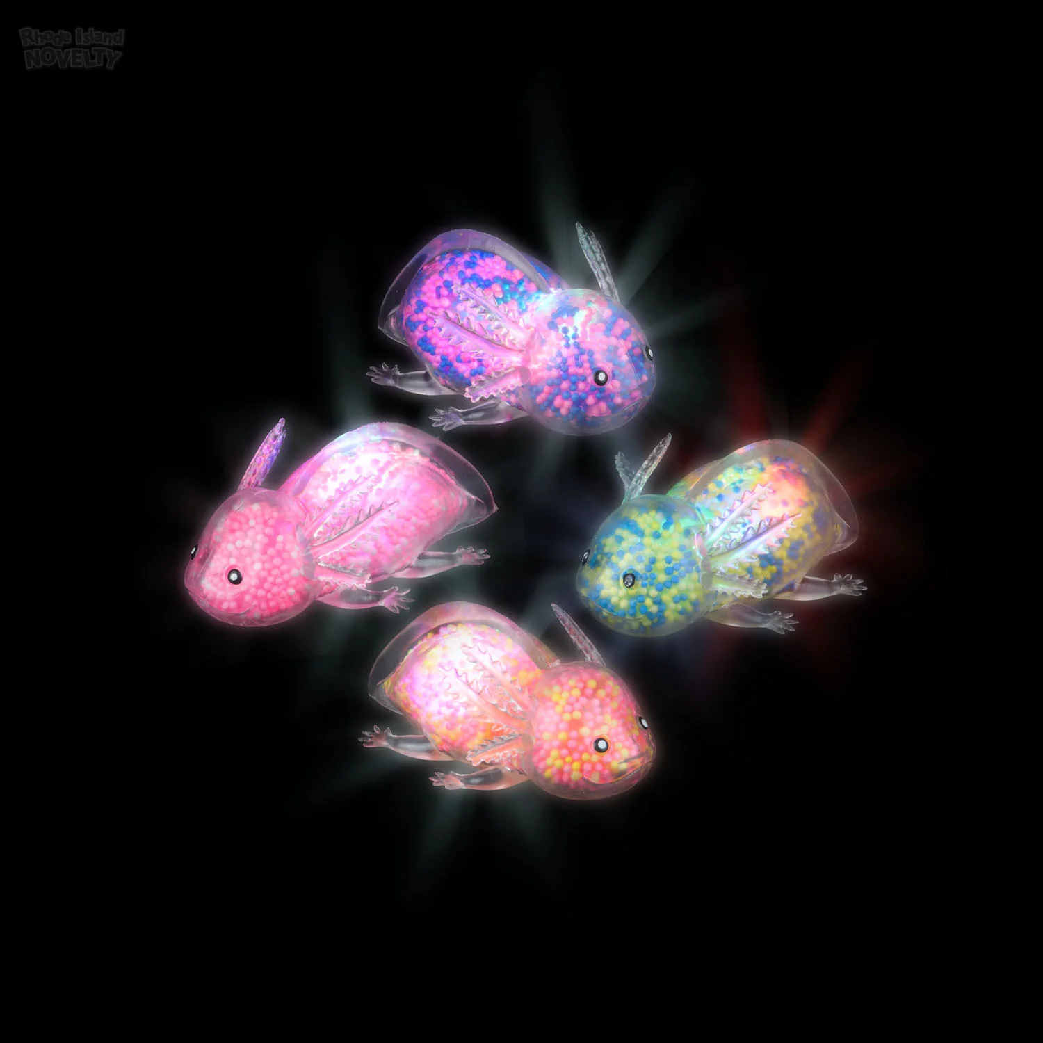 Rhode Island Novelty Assortimento di gatti in gomma da 5,1 cm