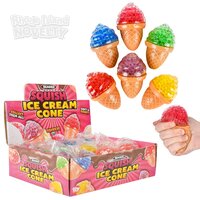 3.5" Squeezy Bead Ice Cream Cone