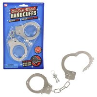 Diecast Premium Metal Handcuffs Blister Carded