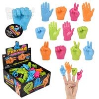 2.5" Neon Hand Finger Puppets