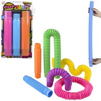 Jumbo Fidget Pop Tube 9" - Carded