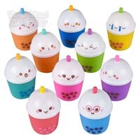 2" Rubber Bubble Tea Assortment