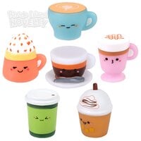 2" Rubber Kawaii Coffee