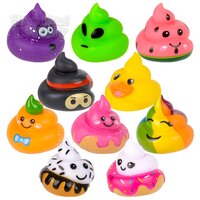 2" Rubber Poop
