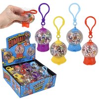 Squeezy Bead Gumball Machine Clip On 2"