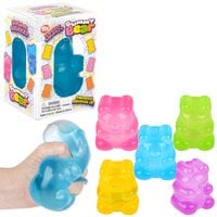 Jumbo Sugar Squeezy Yummy Bear 4" 6 /Disp