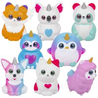 Jumbo Mystical Squish Sparkle Eye Mix 9"-10" 12pc/Case