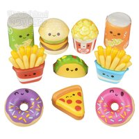 Micro Squish Fun Foods 1.5"-2.25" (100/unit)