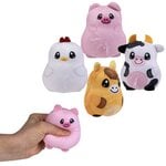 2.75" Sugar Squeeze Plush Farm Assortment 12ct