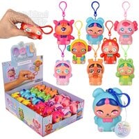 3" Squish Doll Collection Clip Ons 24/Disp