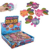 4.5" Squeezy Sugar Fidget Gold Fish 12ct