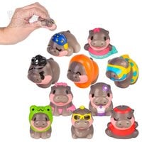 2" Micro Squish Hippos